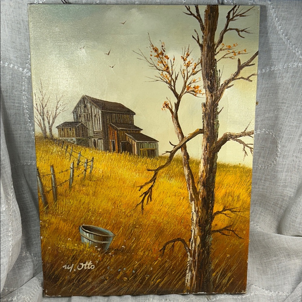Original Oil Painting by Otto. 1979